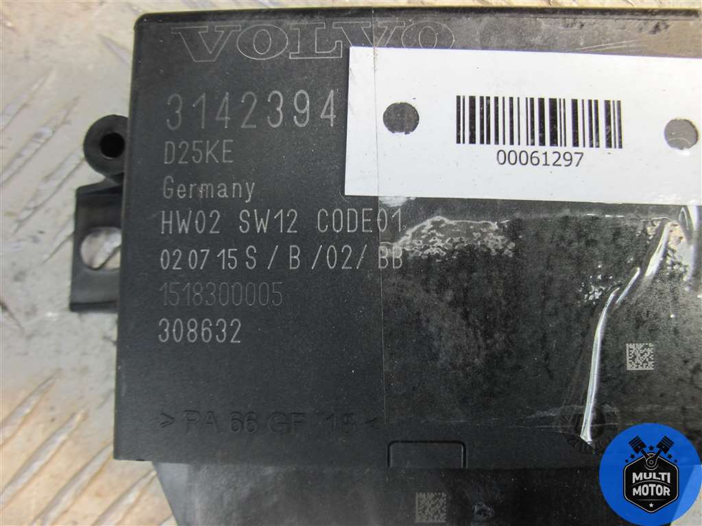 Блок управления парктрониками к Volvo V40, 2014, купить | DT-00061297. Фото #1